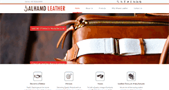 Desktop Screenshot of alhamdleather.com