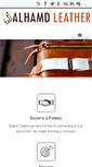 Mobile Screenshot of alhamdleather.com